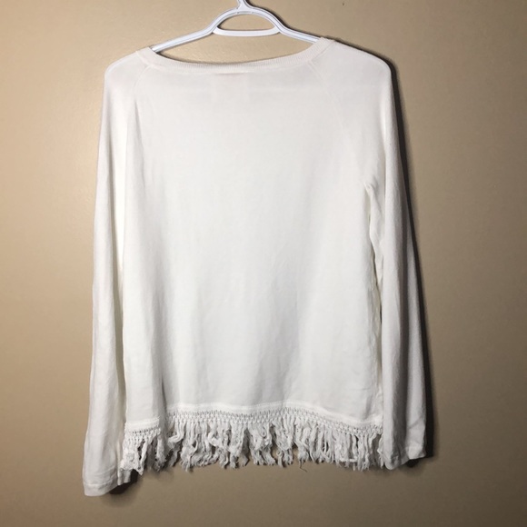 Sail to stable long sleeve tassel hem shirt - Picture 4 of 4